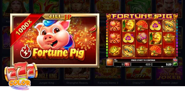 Jili slot at 777Color casino Fortune Pig game